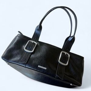 Rachel Zoe double buckle east-west shoulder bag